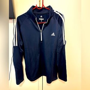 Adidas Half Zip Navy Sweater Golf